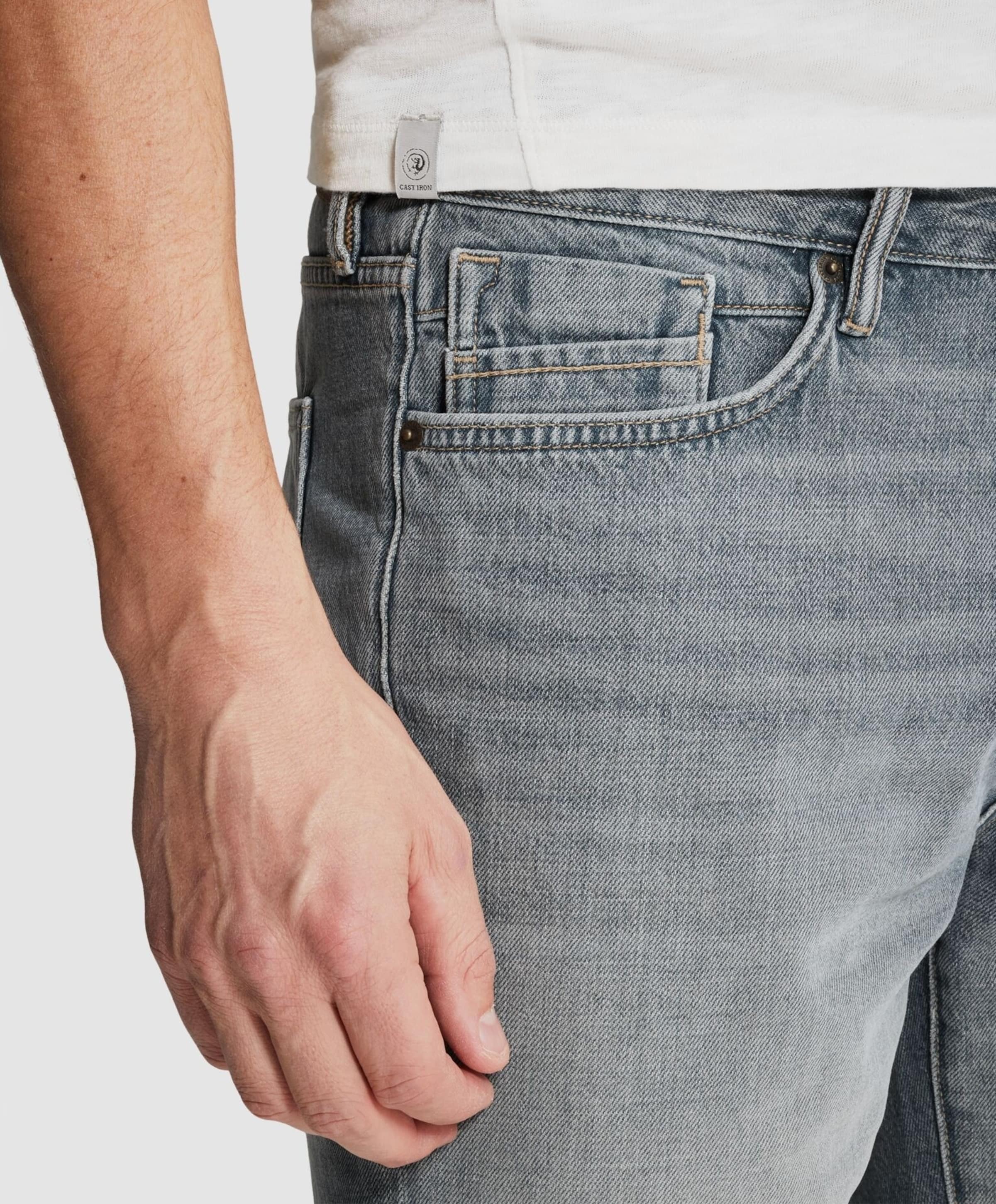 Cast Iron VALVER SHORTS GREY GREEN SUMMER heren korte broek blauw