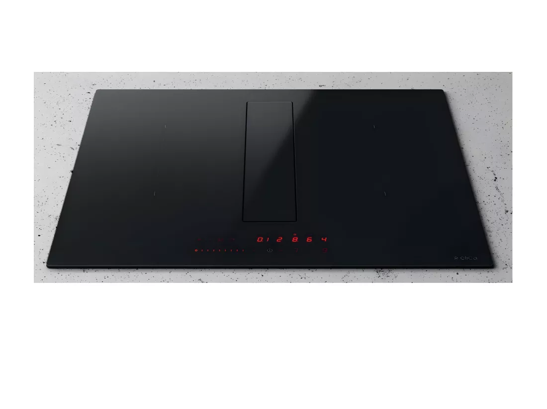 Elica Table de cuisson aspirante induction 60cm 4 feux 7500w noir - PRF0167053
