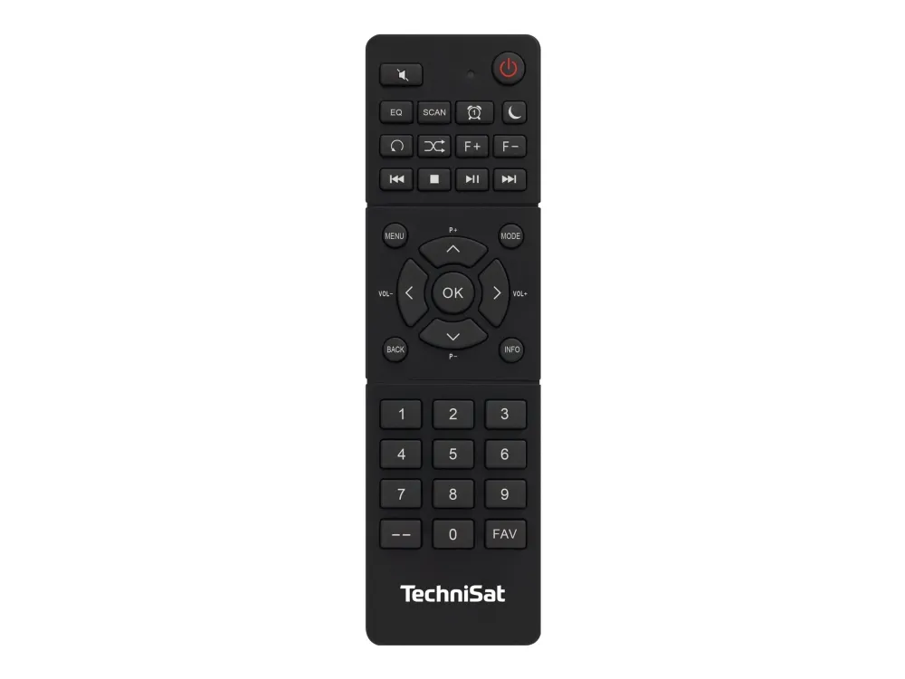 TechniSat DigitRadio 10 IR - Netværksaudiospiller/DAB-radiotuner - sort/sølv