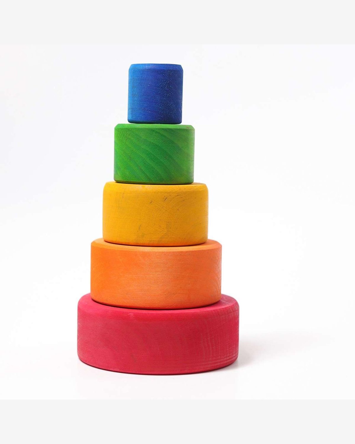 Stableskåler Regnbue 5pk – Leke i Tre | Montessori Leker