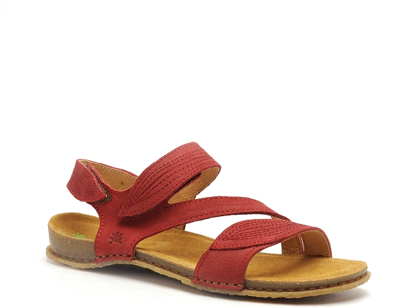El naturalista nu pieds plats femme panglao n5810 rouge