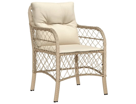 LES TENDANCES - Ensemble table et chaises de jardin-beige-8 places-456404
