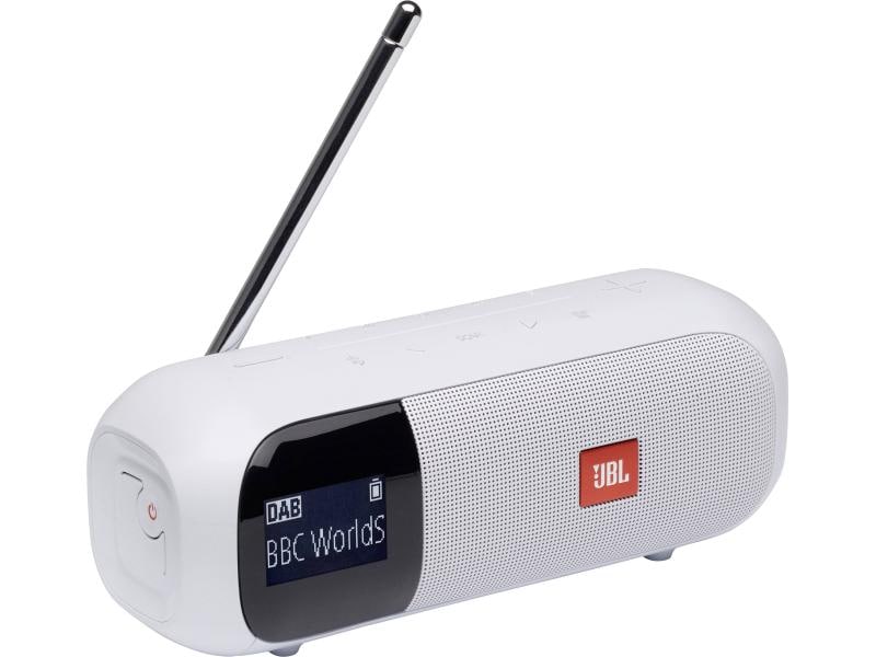 JBL DAB  Radio Tuner 2 Weiss Tragbares DAB/DAB /UKW-Radio mit Bluetooth