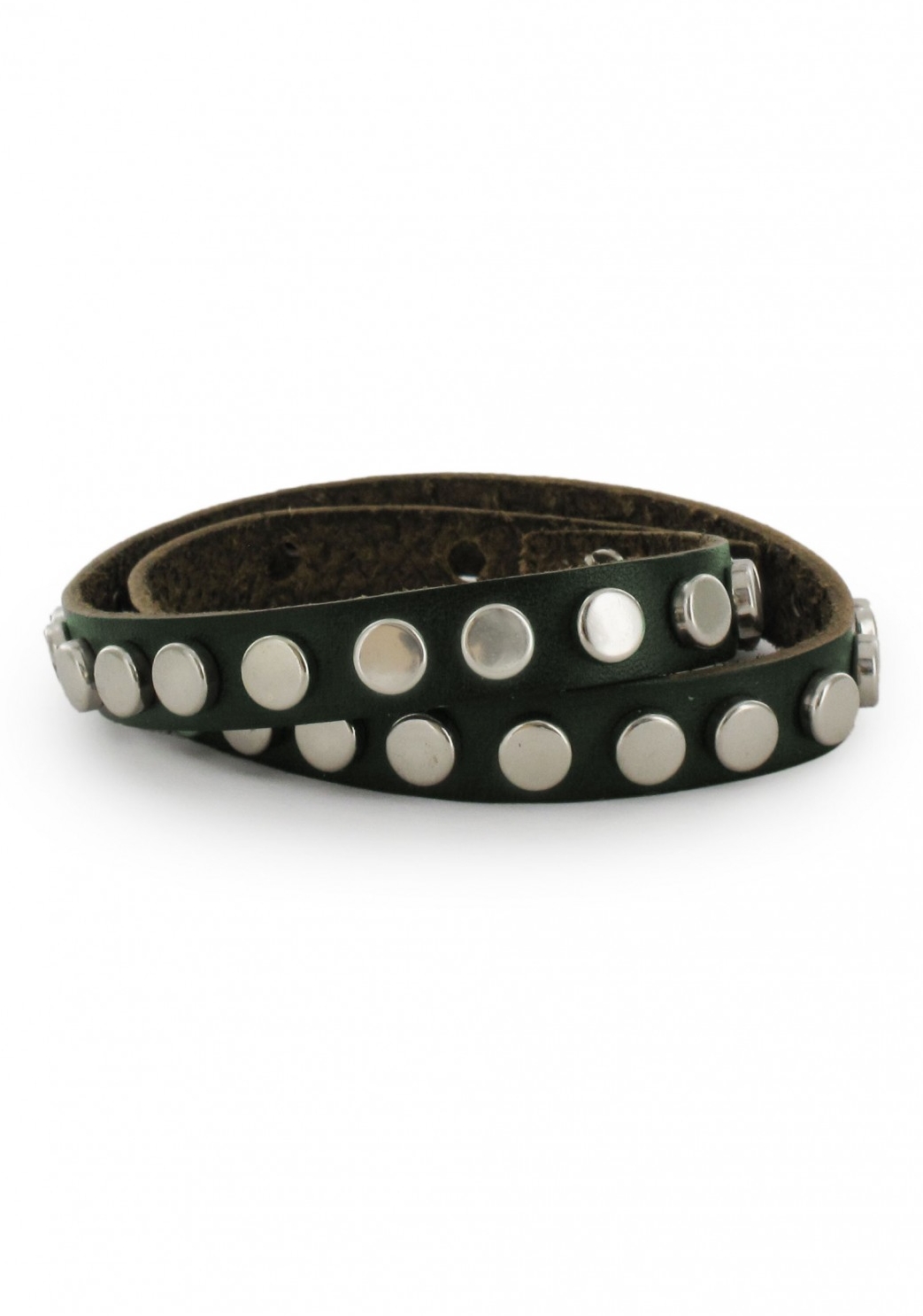 Cowboysbelt Lederarmband Grün 2468-915-Army
