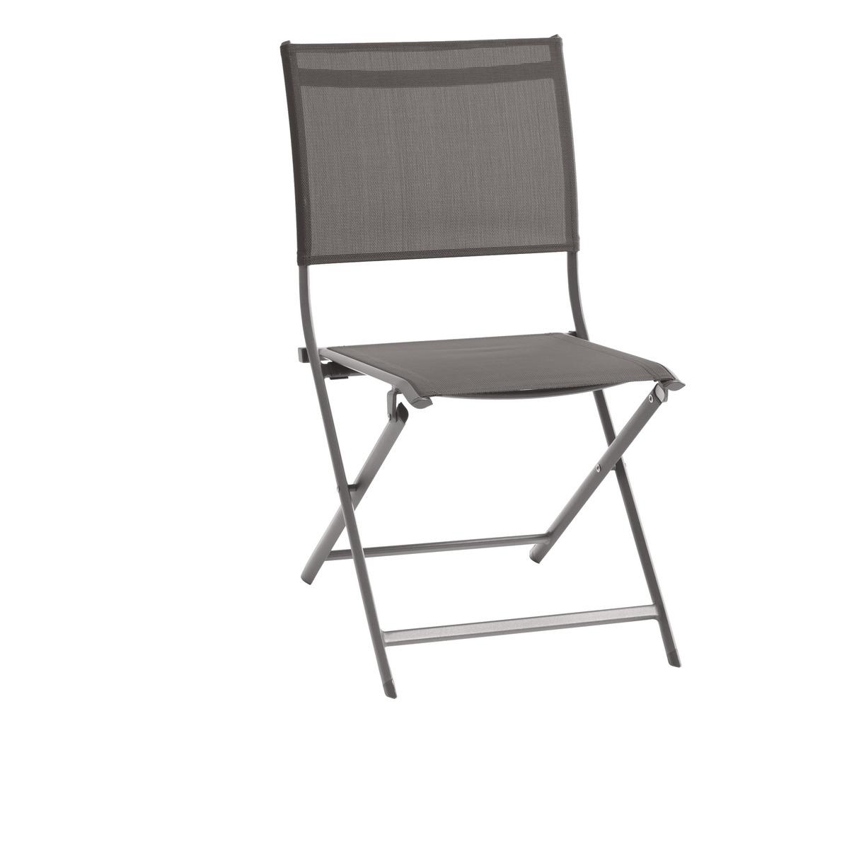 CHAISE AXANT PLIANTE WENGE PRALINE