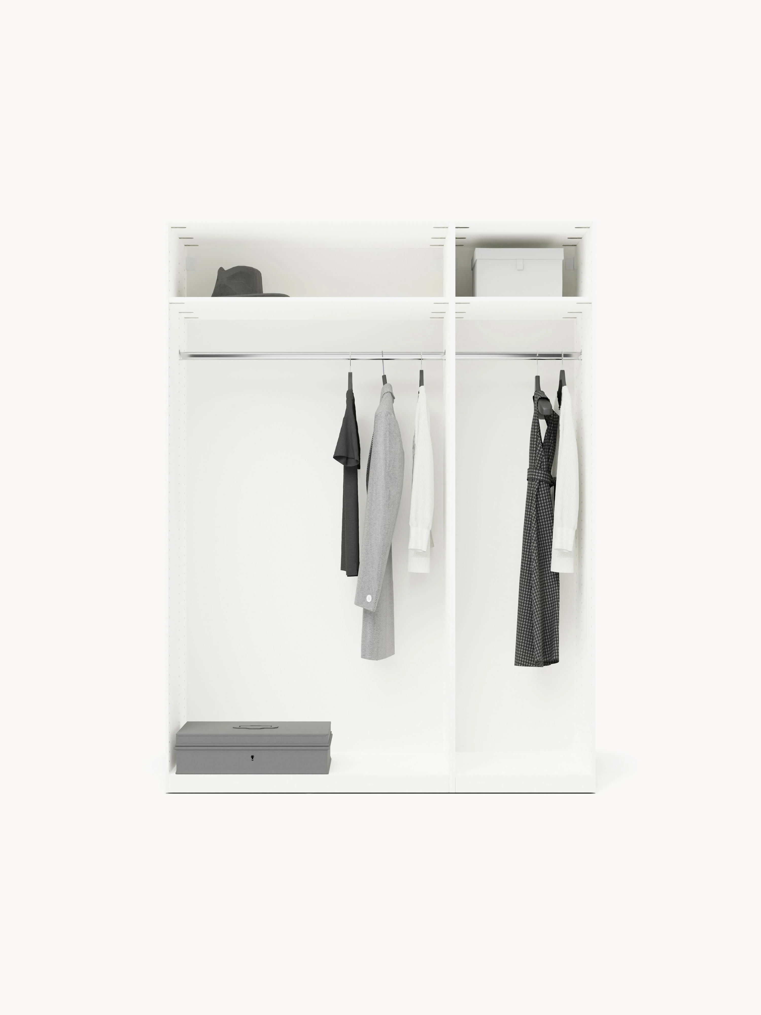 Modulaire draaideurkast Leon, 150 cm breed, diverse varianten