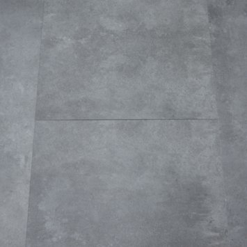 Kleurstaal Le Noir & Blanc click PVC Piastro tegel donkergrijs betonlook