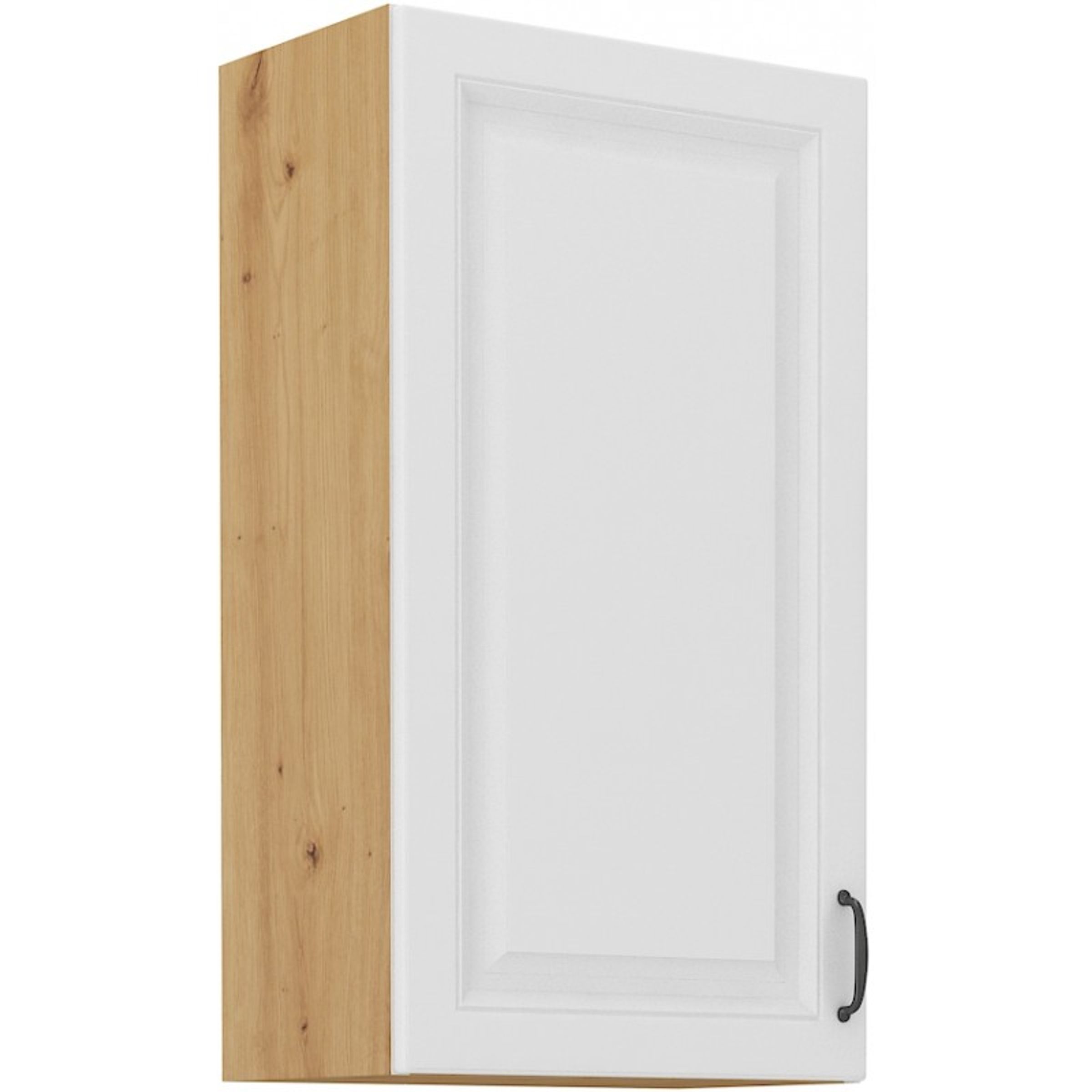 Hängeschrank 50-90 cm Stilo Weiss + Eiche Artisan Küchenzeile Küchenblock Küche