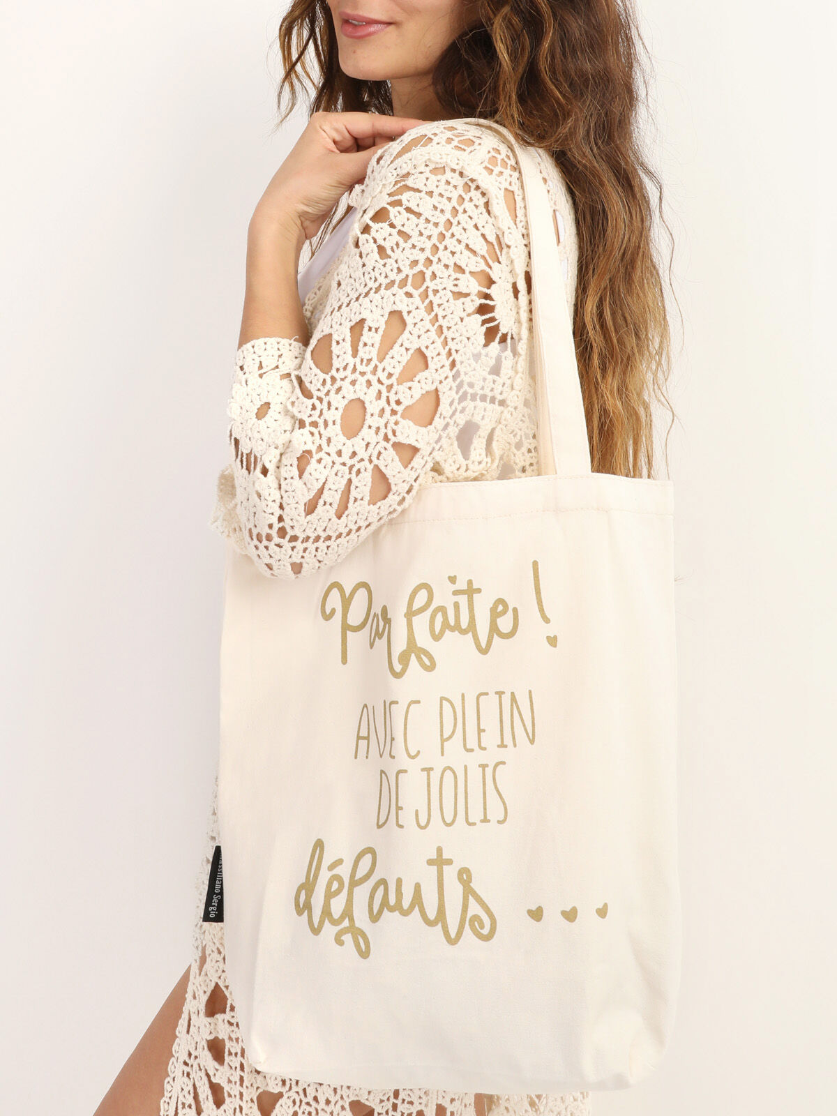 Tote bag à inscription 