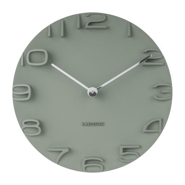 Karlsson On The Edge Wandklok - 42 cm - Groen