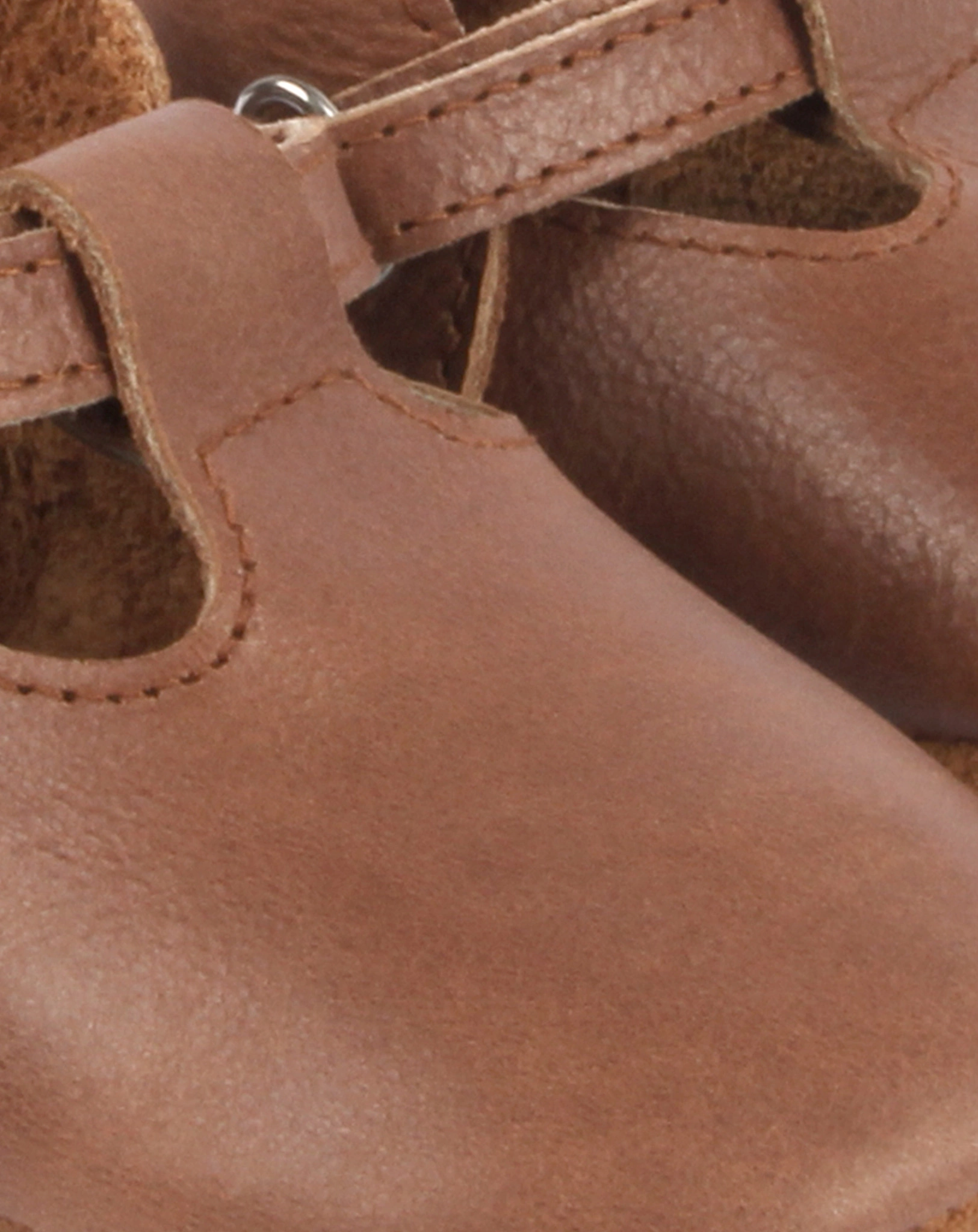 Krabbelschuhe ELIA in cognac