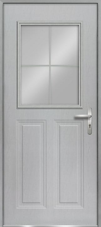 Porte d'entrée FORTIA acier Scilla 96 x h.218 cm poussant gauche