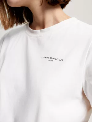 Camiseta de gola redonda da coleção de 1985