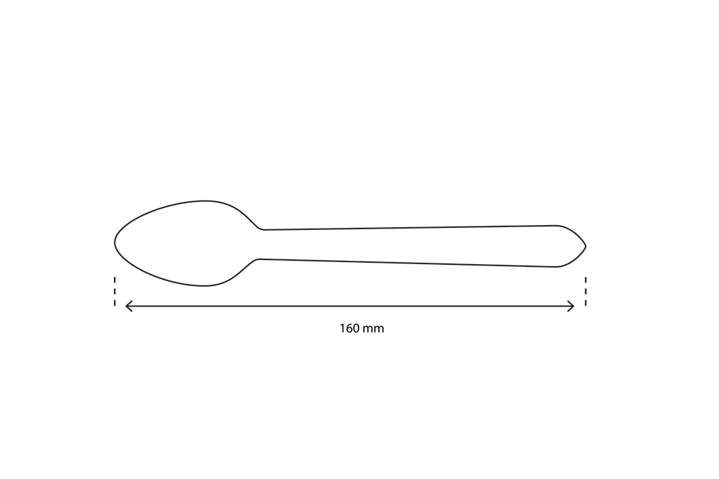 Houten lepel 160mm FSC 100% BIO
