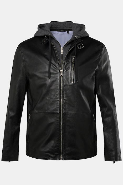 Men+ Lederjacke, Leder, Lammnappa, bis Gr. 84/86