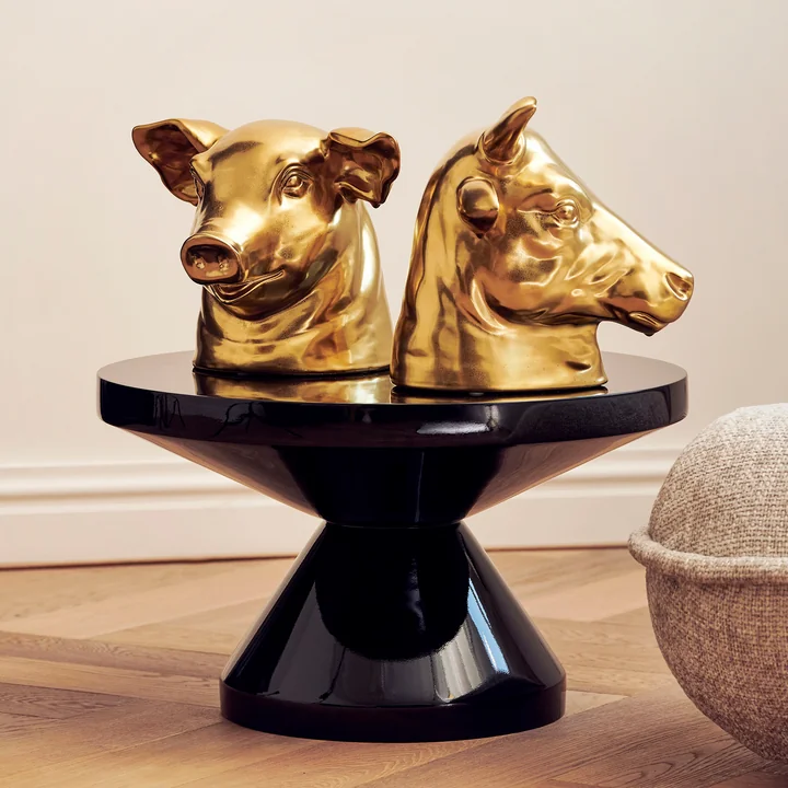 Pols Potten - Don't Eat Me, Save Me Pig Spardose, gold