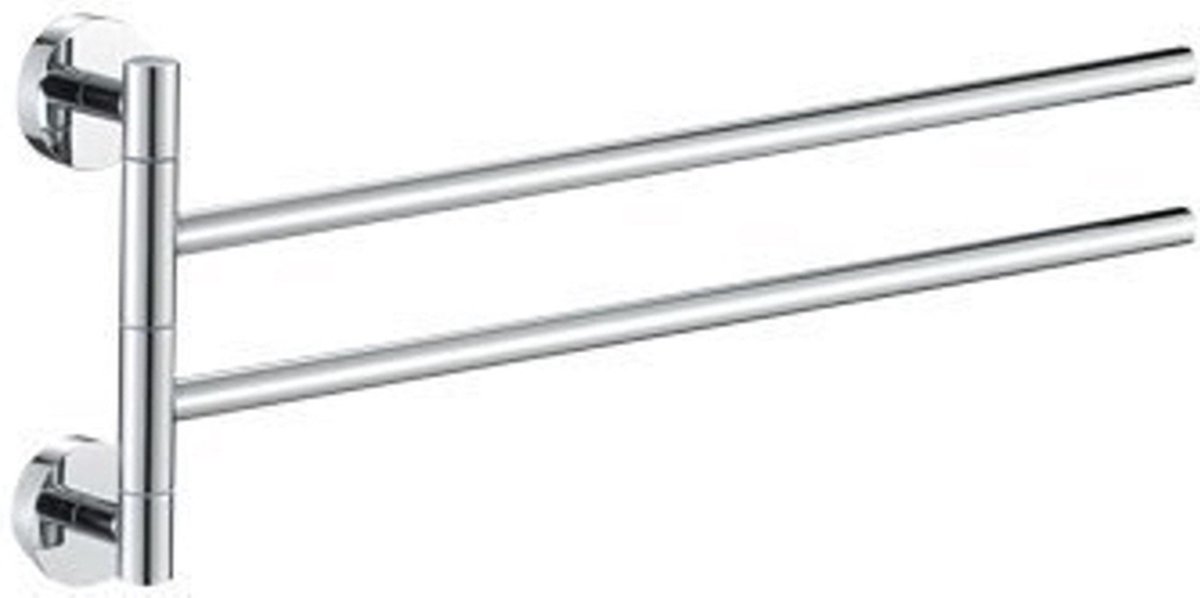 Plieger Vigo handdoekhouder 2 armig 45cm chroom