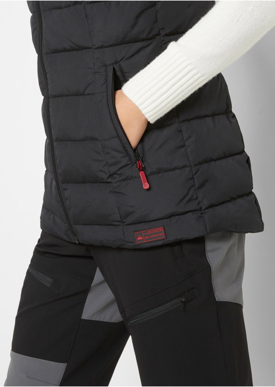 Veste matelassée sans manches avec technologie isolante