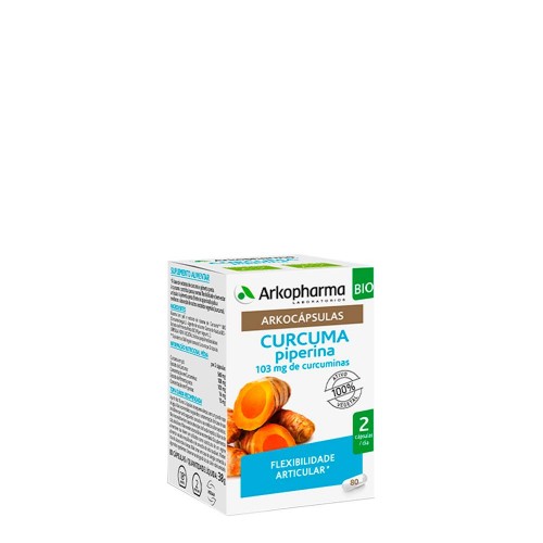 Arkocápsulas Curcuma Bio 80 cápsulas