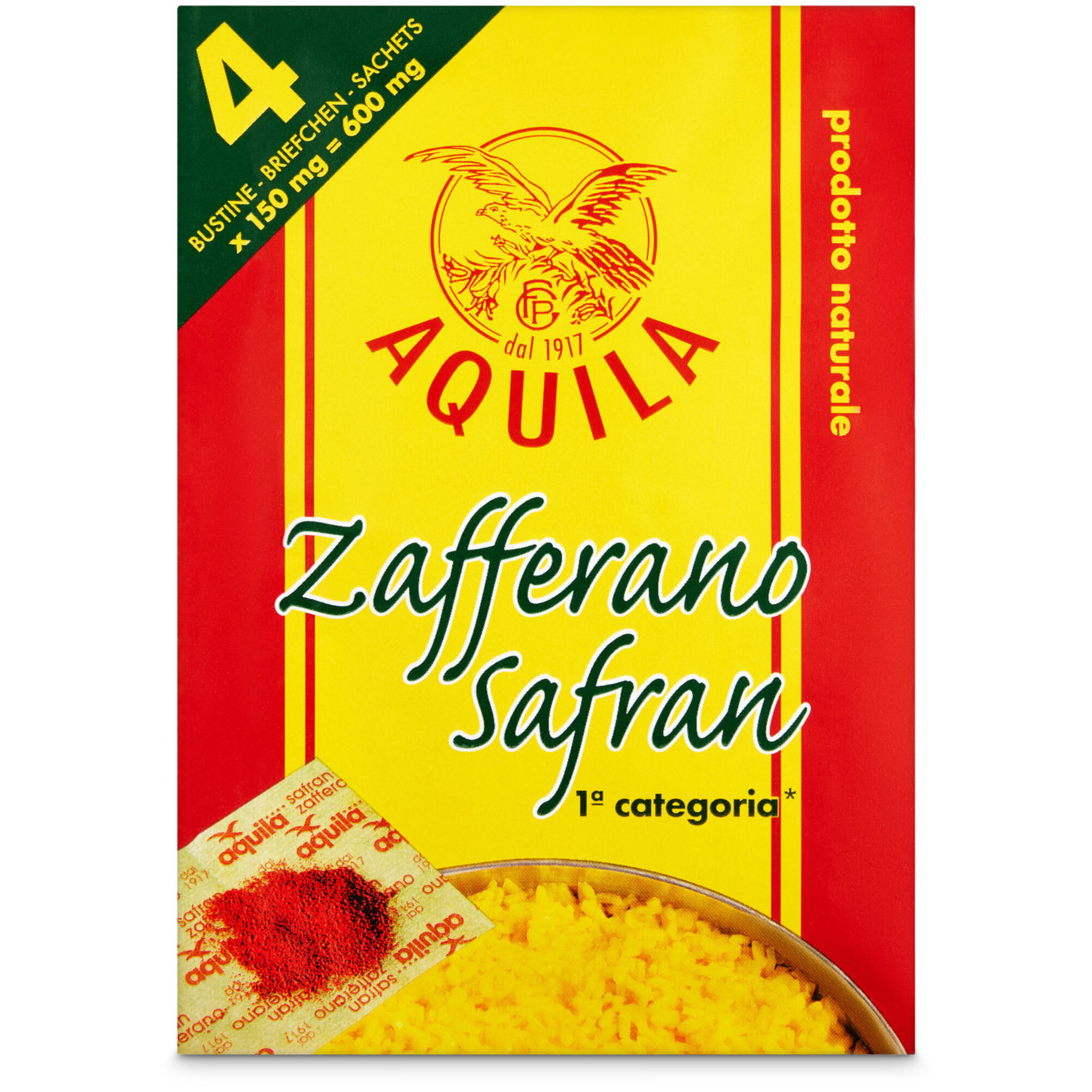 Aquila Safran Pur – 4 Beutel à 150 mg