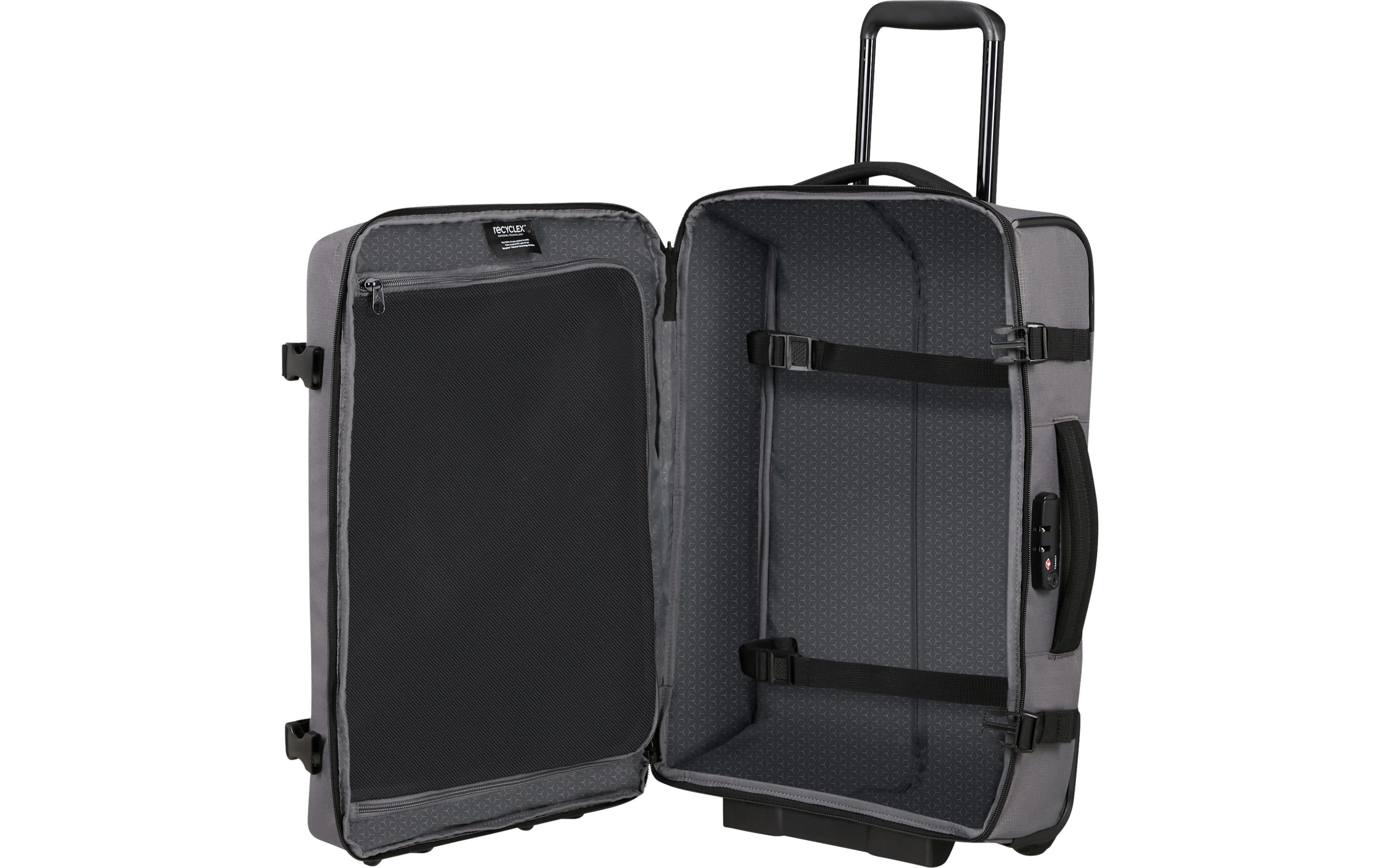 Koffer Roader Dufffle wheeled 55 GrauReisetasche mit Rollen