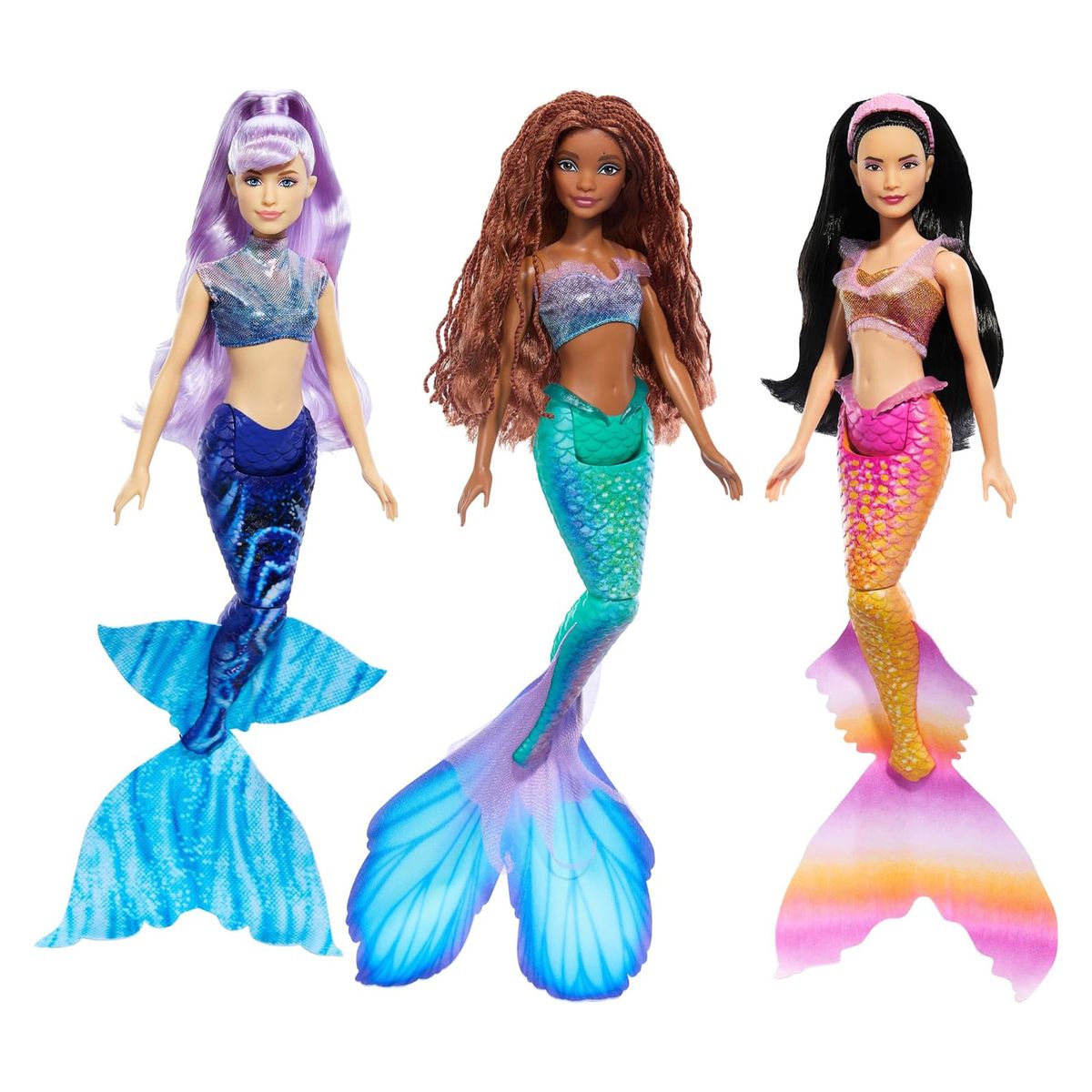 Mattel HND29 - Disney Arielle - Meerjungfrauen 3er Set