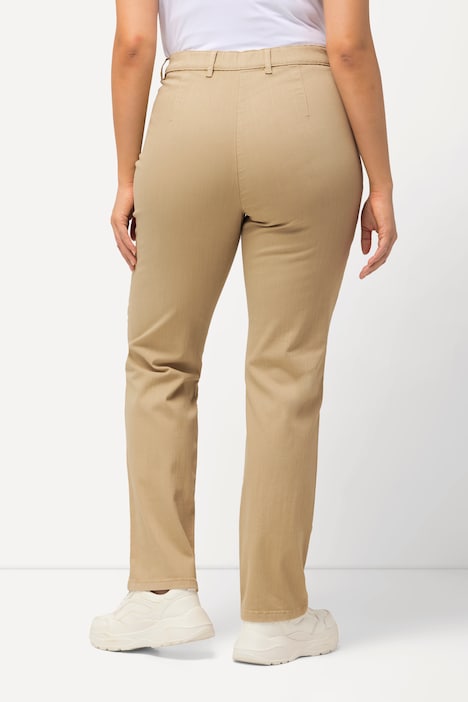Stretchhose Mony, leicht konisches Bein, Zipptaschen