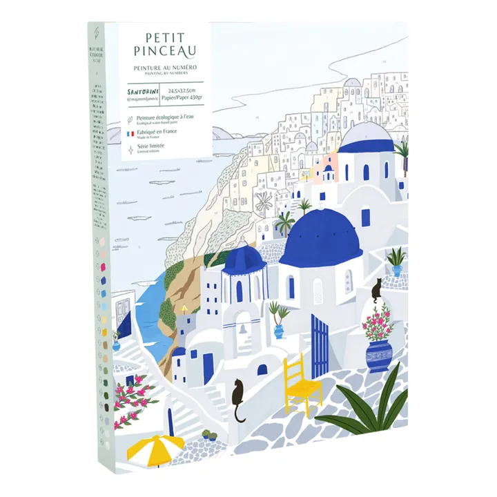 La Petite Épicerie Kit de peinture au numéro - Santorini par Maja Tomljanovic