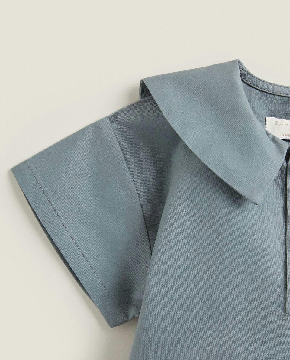 CAMISA DE BEBÊ COM GOLA