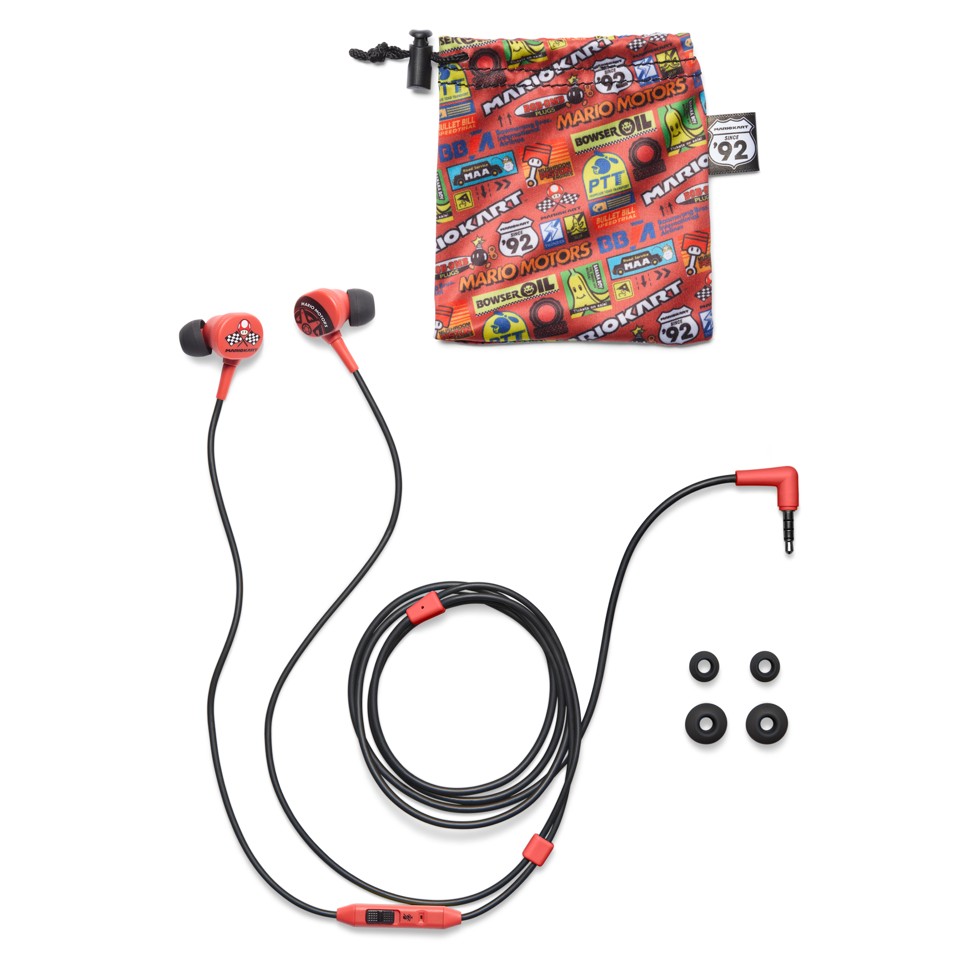 PowerA Wired Earbuds - Mario Kart Motors (Nintendo Switch)