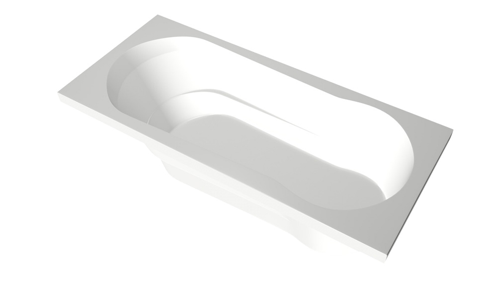 Xenz Barbados douchebad 180x80x45cm wit