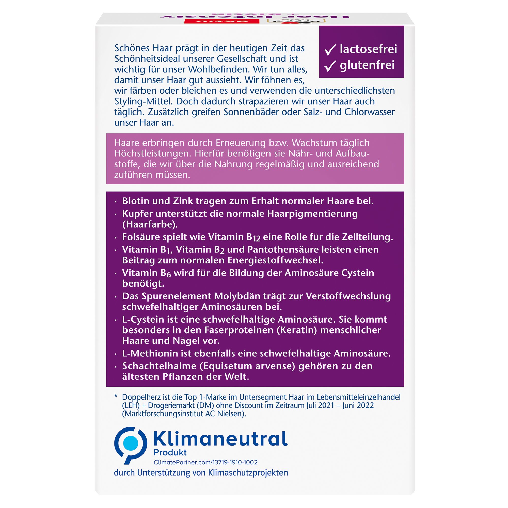 Doppelherz® aktiv Haar Intensiv + Biotin