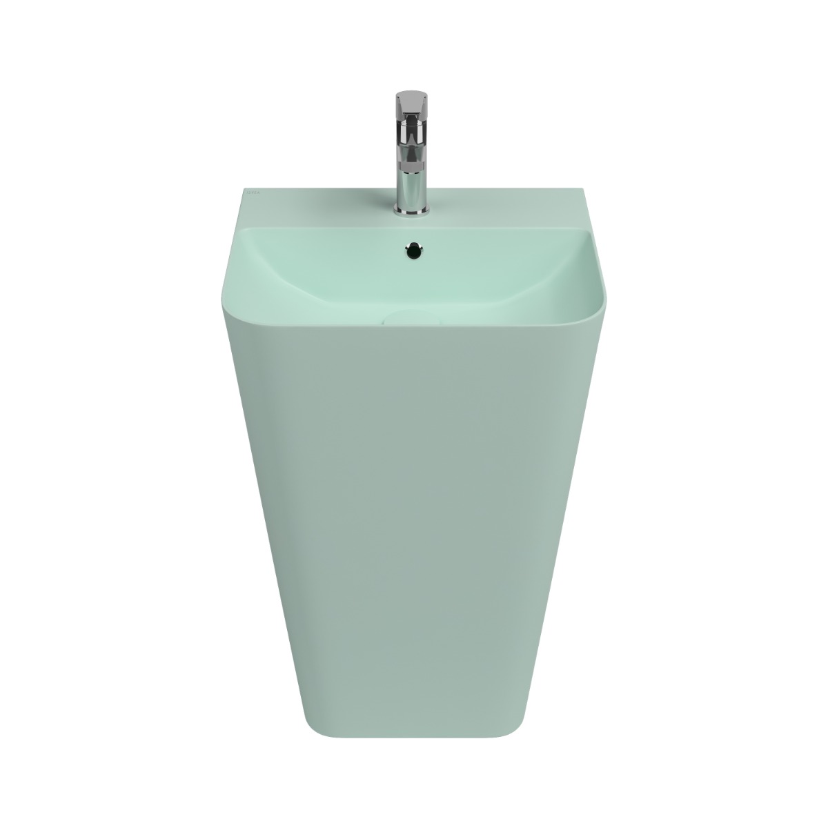 Isvea Sott Aqua staande wastafel 50cm mint