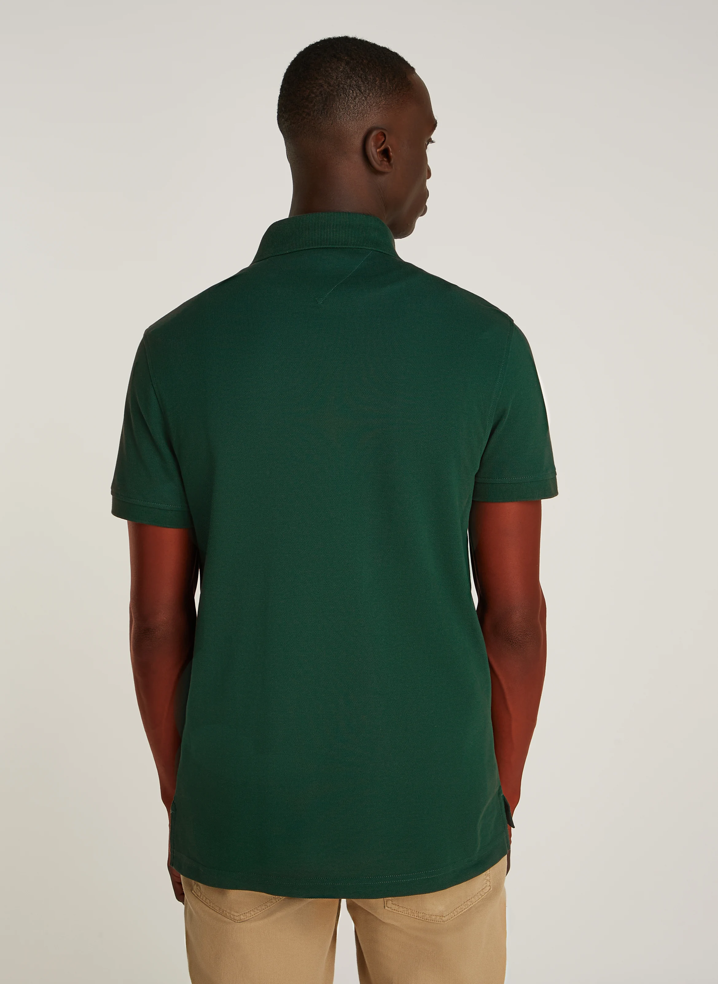 Polo slim-fit en coton bio | Vert