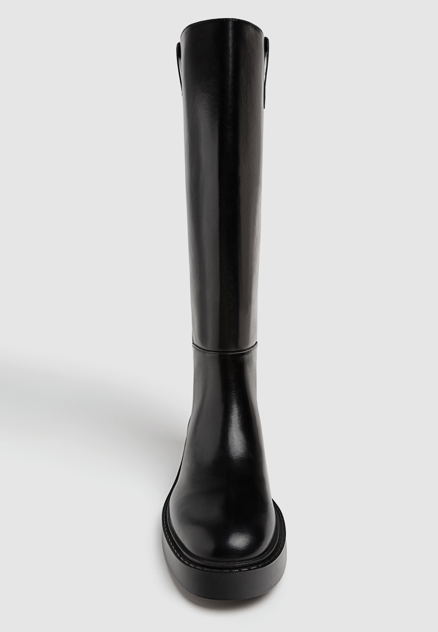 Botas planas estilo equestre