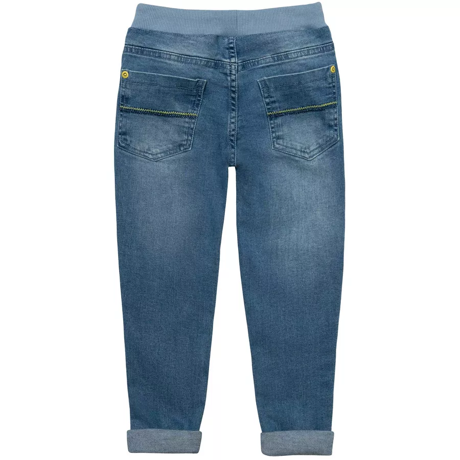 MINOTI Jeanshose mit Aufnähern Denim-Hellblau