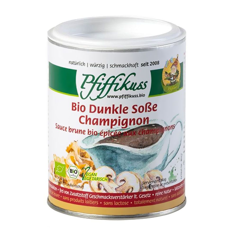 Pfiffikuss Bio Dunkle Soße mit Champignons