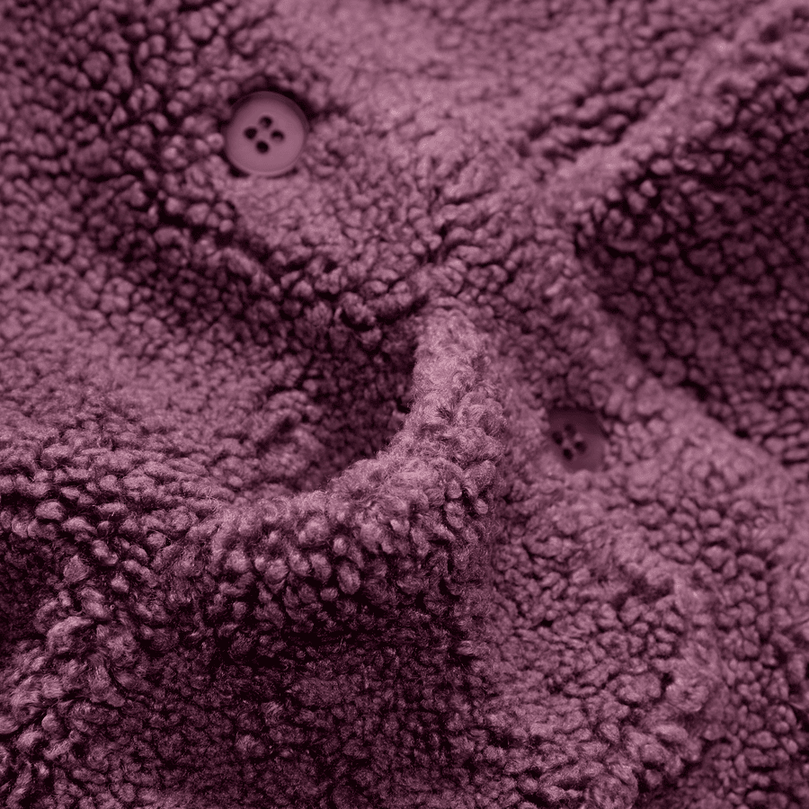 STACCATO Plüschjacke mauve