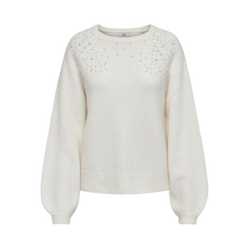 JDY Pearl Striktrøje, Hvid, M