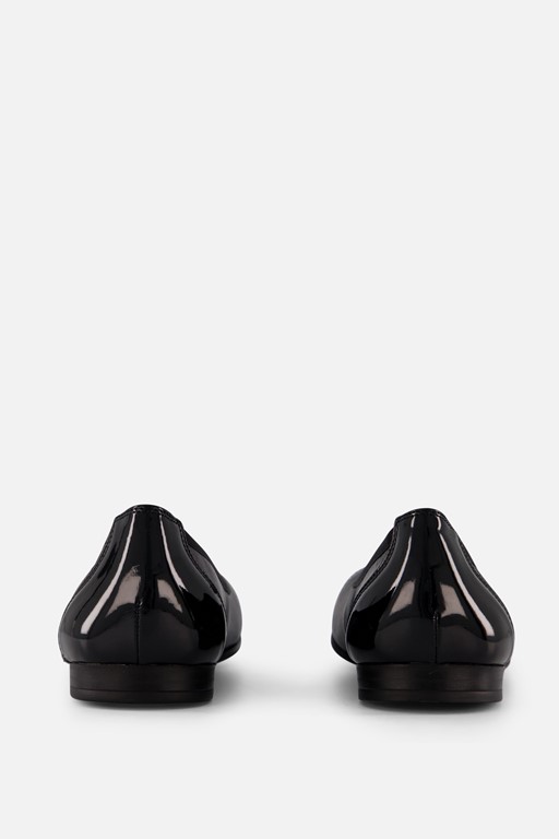 Tamaris Ballerina's zwart Leer
