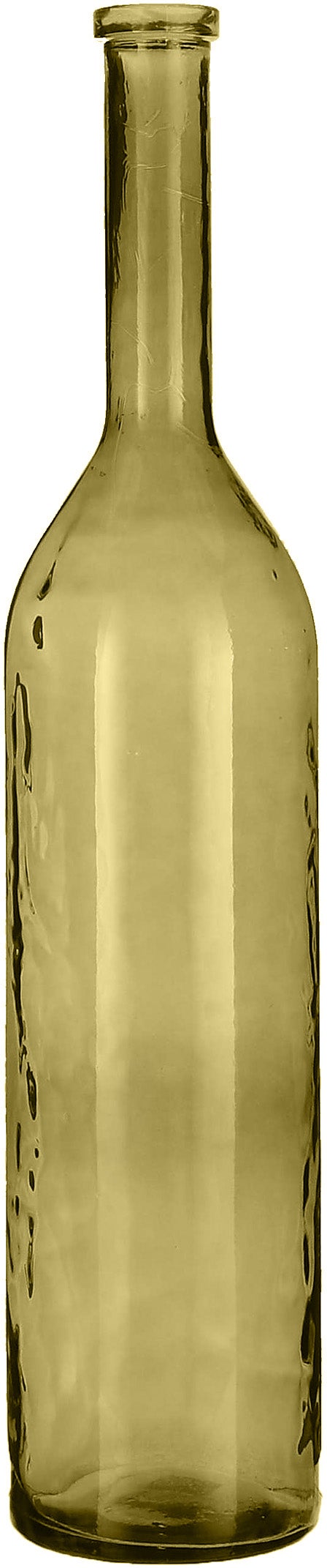 Mica Decorations fles Rioja geel D 21 H 100 cm