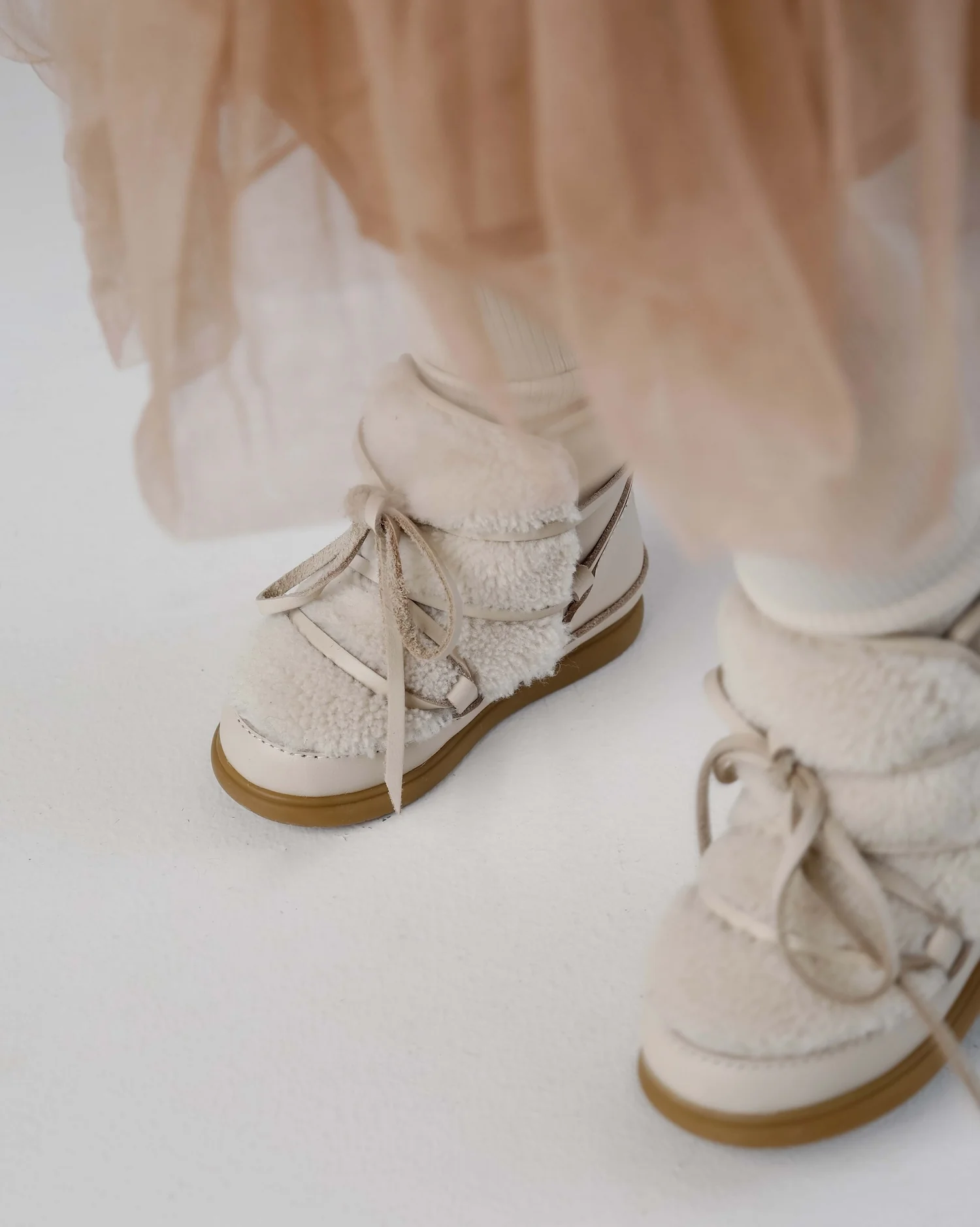Ceesa Shoes | Cream Leather