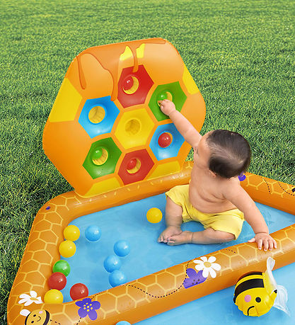 Bestway Spielpool m. Bälle - 127 x 119 cm - Lil' Beehive