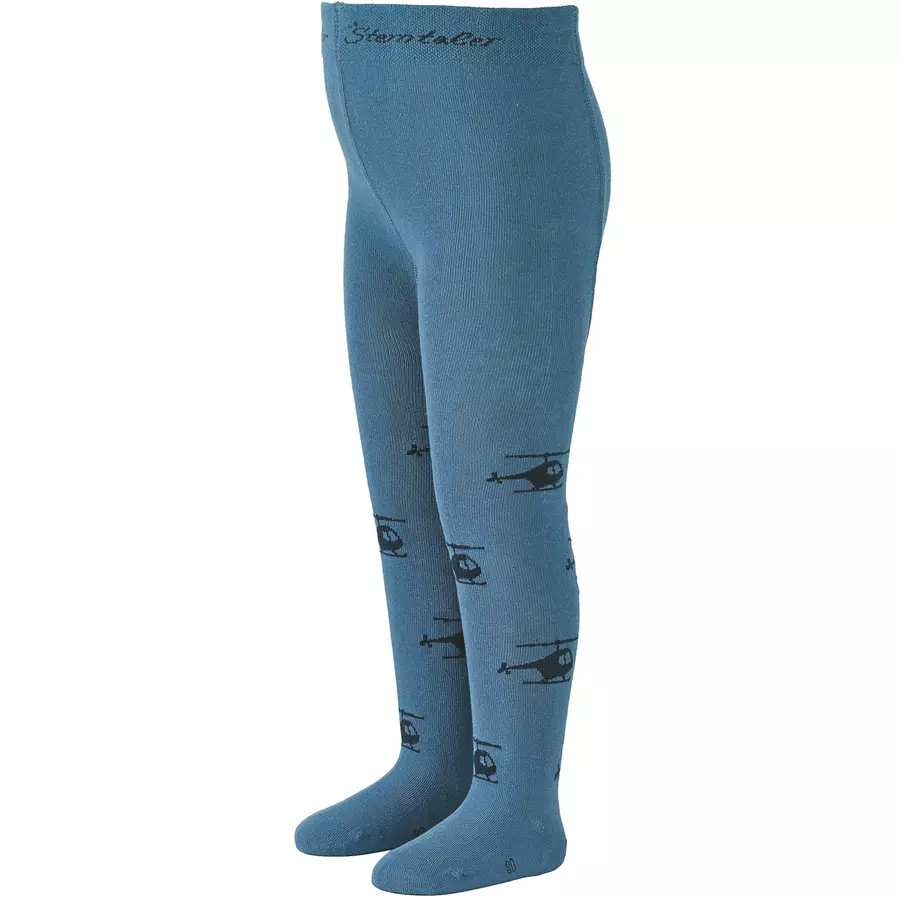 Sterntaler Strumpfhose Hubschrauber mittelblau