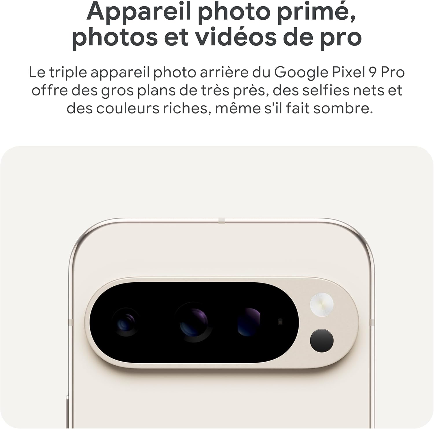 Google Pixel 9 Pro XL - Smartphone Android débloqué avec Gemini, Triple Appareil Photo arrière, 24 Heures d'autonomie et écran Super Actua 6,8 Pouces - Quartz Rose, 256GB