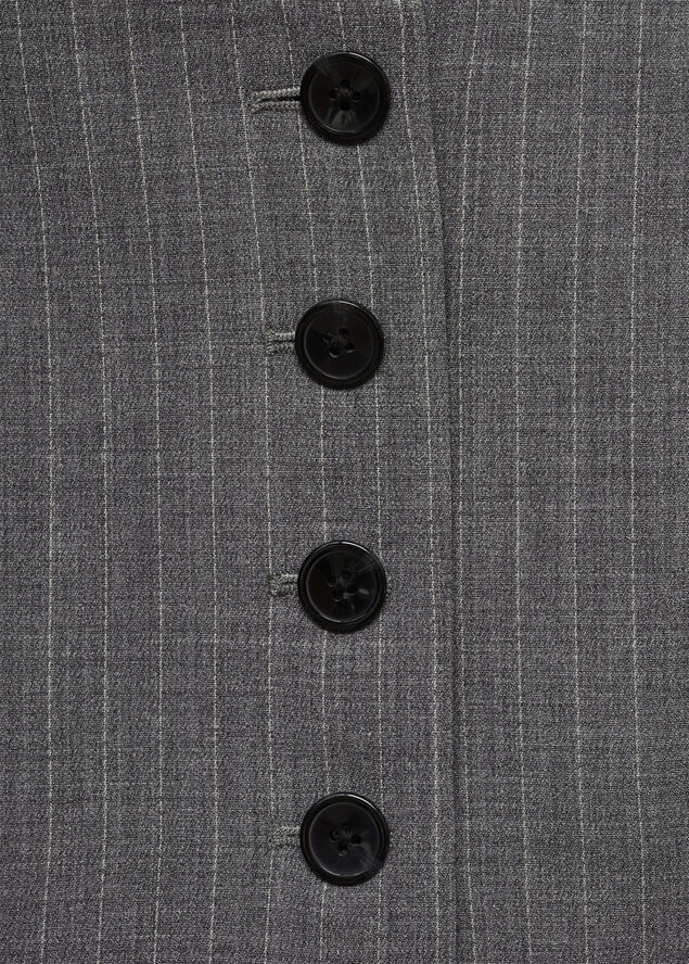 MANGO Pinstriped suit waistcoat 92
