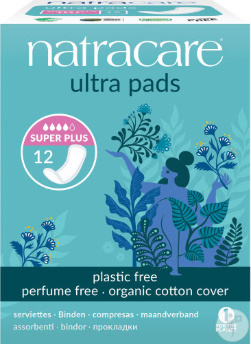 Natracare Serviettes Ultra Super Plus 12 Pièces
