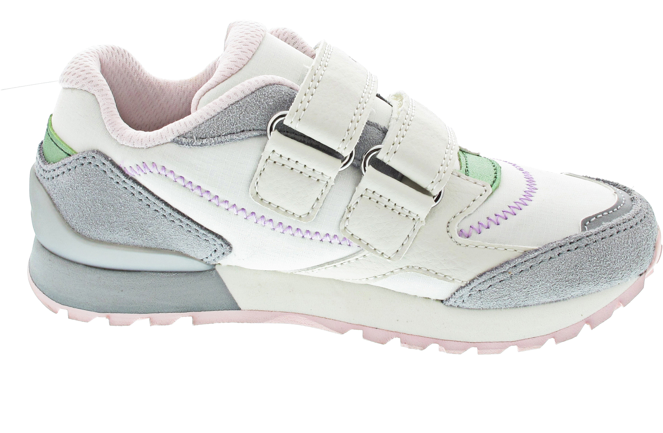 Superfit DASH Halbschuh Klett weiss kombi