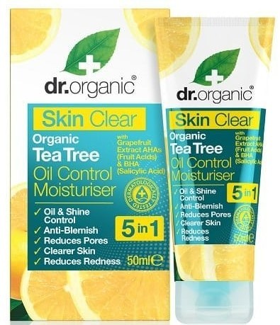 dr organic Skin Clear Tea Tree Exfoliating Scrub150ml
