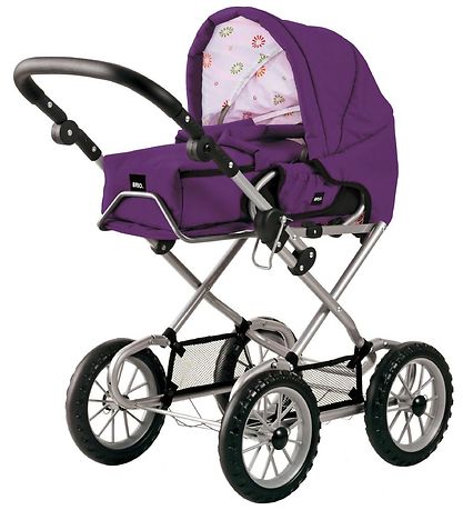 BRIO Dukkevogn - Combi - Blåmmelilla 24891318